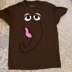 Sesame Street Snuffleupagus Brown Tee